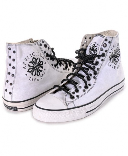 Кеды Affliction Farin White фото